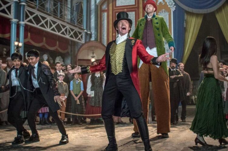 gambar adegan di film musikal The Greatest Showman