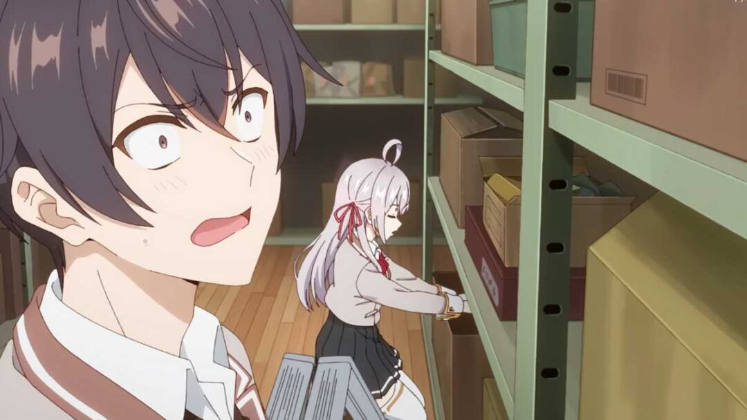 gambar adegan serial anime Tokidoki Bosotto Russia-go de Dereru Tonari no Alya-san