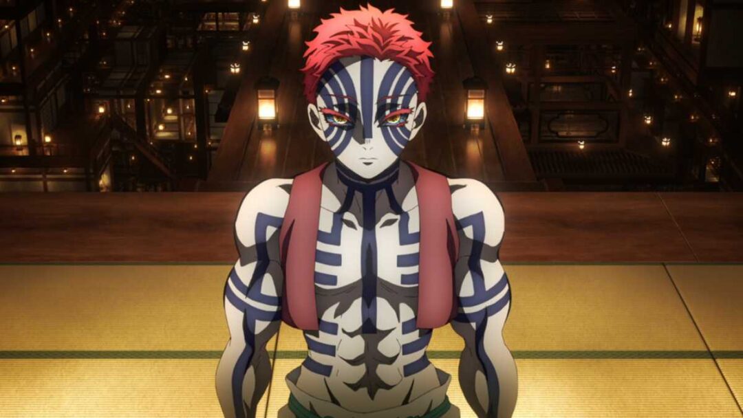 gambar karakter akaza dari anime demon slayer kimetsu no yaiba