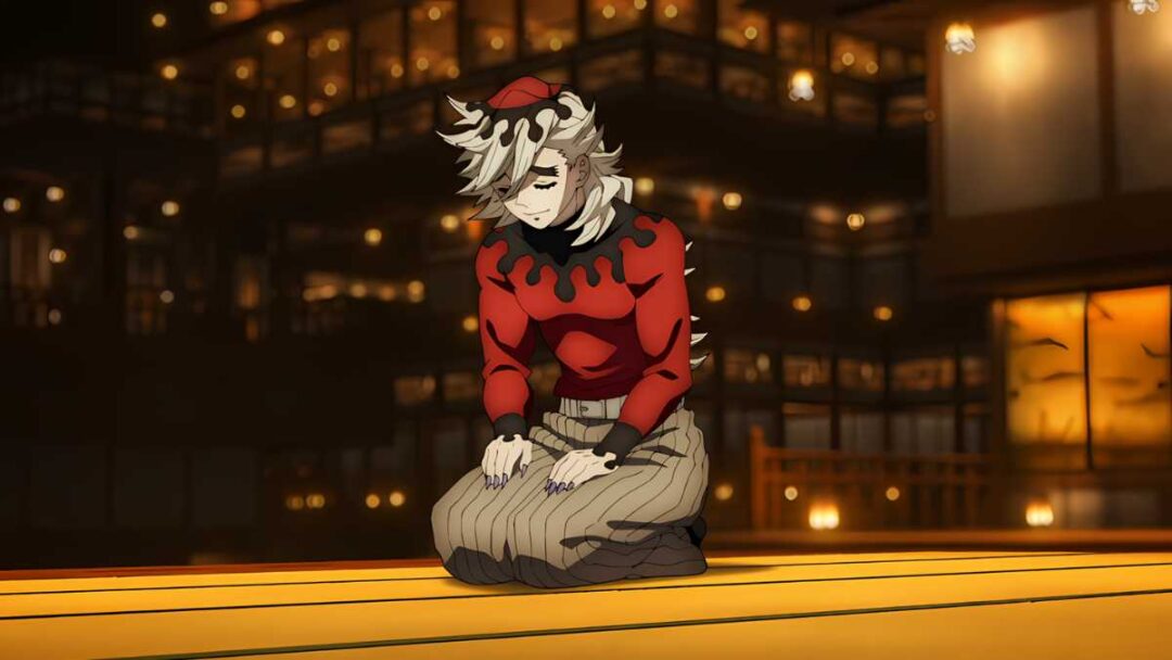 gambar karakter doma, iblis bulan atas 2, dari anime demon slayer kimetsu no yaiba