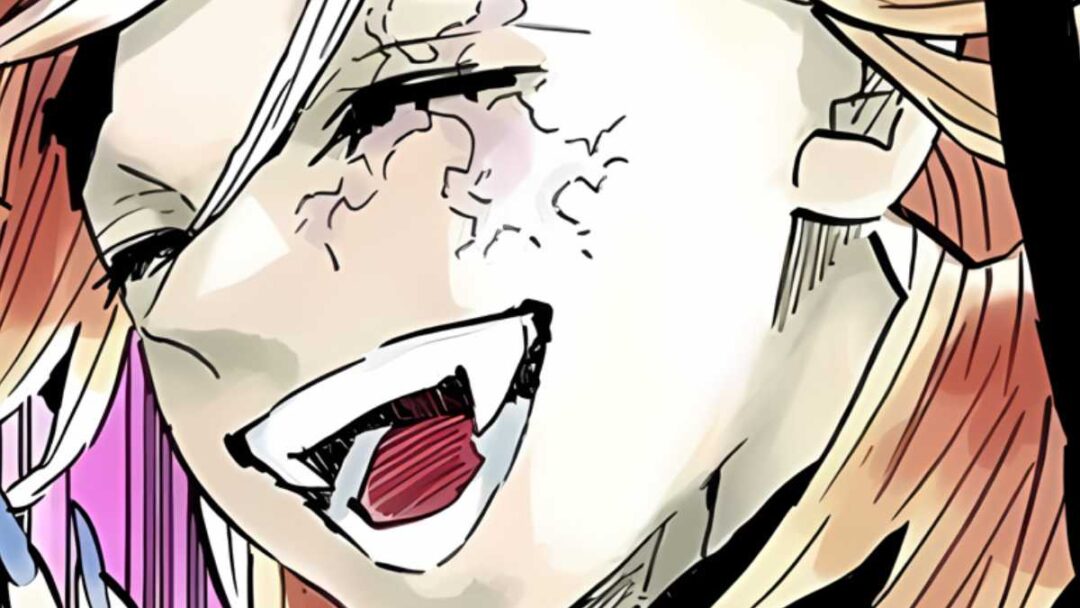gambar Doma pulih dari racun Shinobu Kocho dari manga demon slayer kinetsu no yaiba