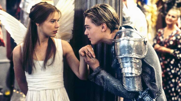 gambar claire danes dan leonardo dicaprio di film romeo + juliet
