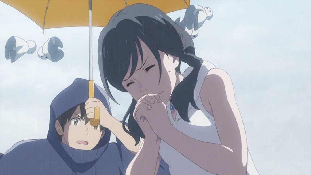 gambar adegan dari film anime weathering with you