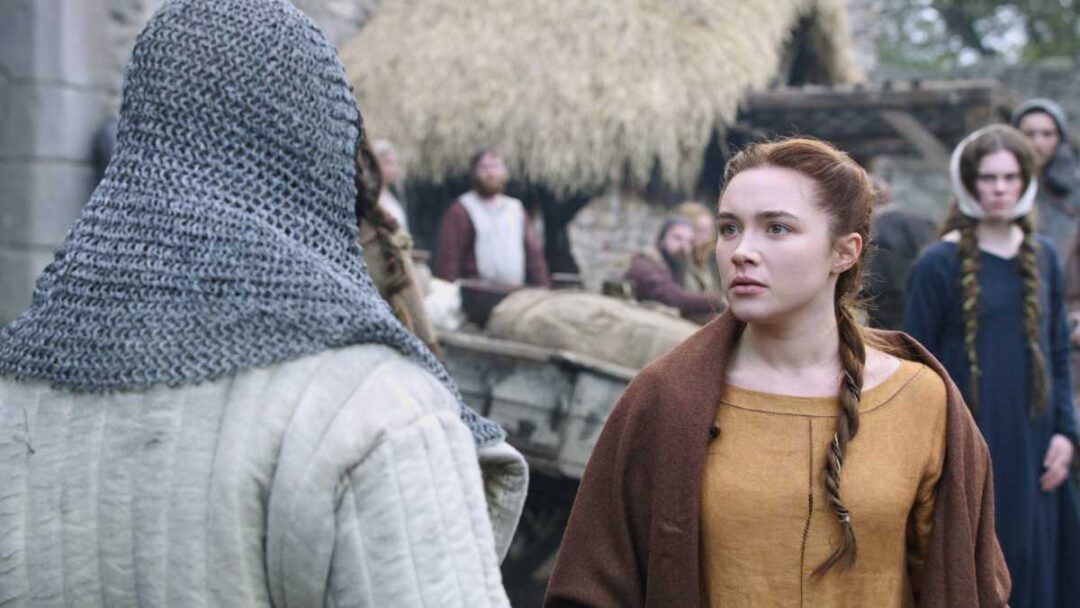 gambar adegan florence pugh di film Outlaw King