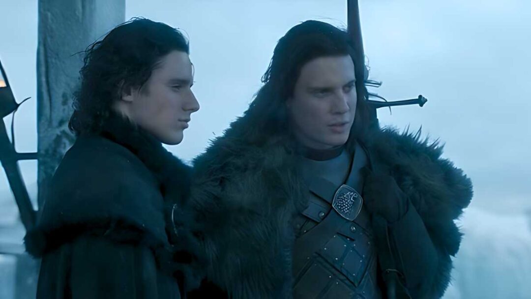 gambar karakter jacaerys targaryen dan cregan stark di house of the dragon season 2 episode 1