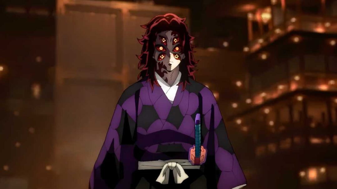 gambar karakter kokushibo dari animme demon slayer kimetsu no yaiba