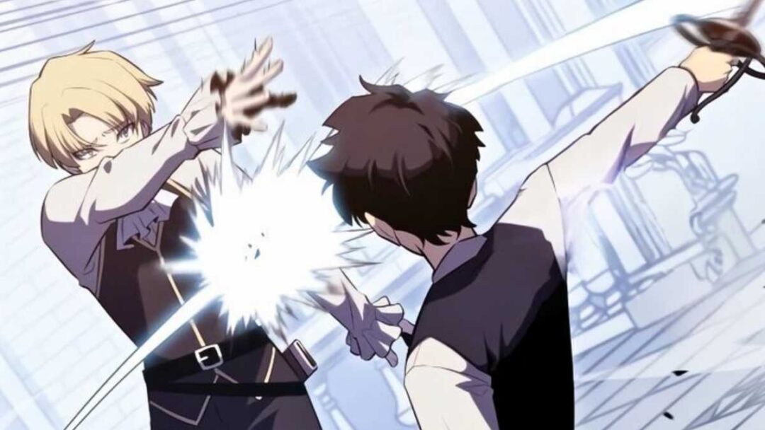 gambar karakter kranz vs cyan vert di manhwa The Reborn Young Lord Is an Assassin