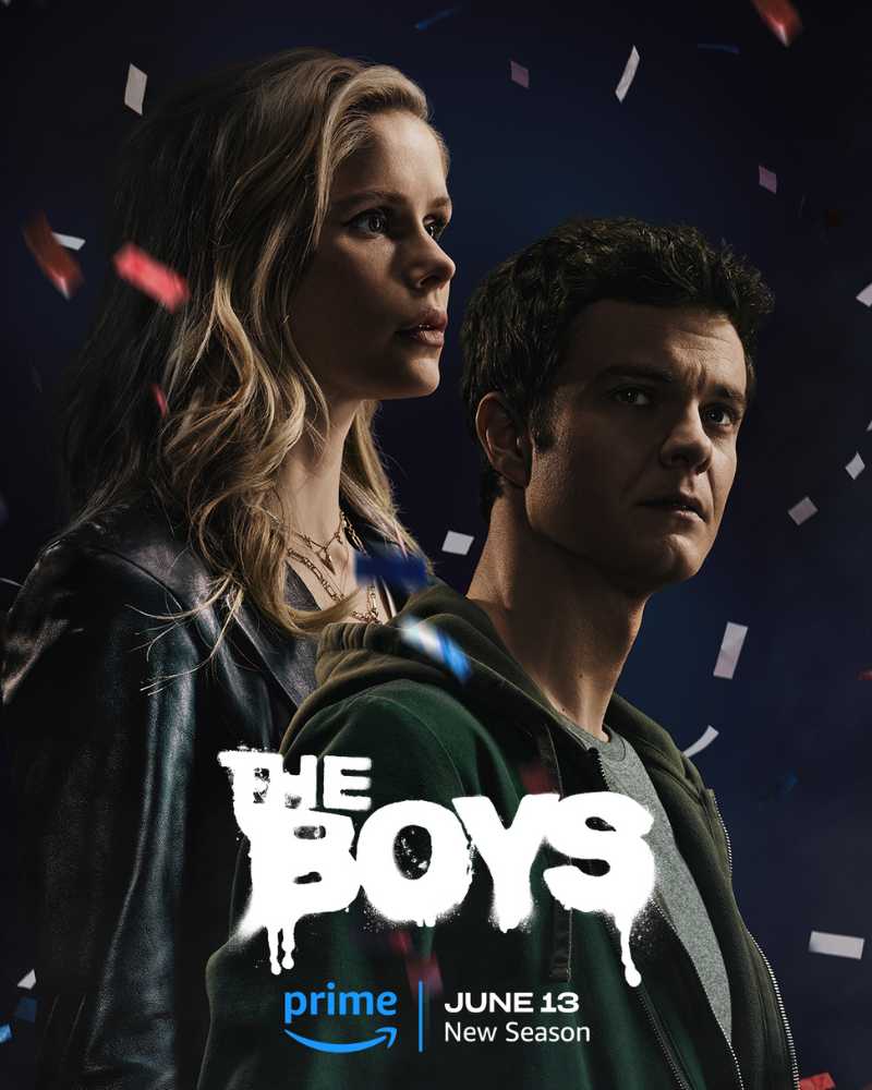 gambar karakter annie dan hughie di poster the boys season 4