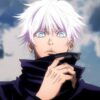 gambar karakter gojo satoru dari anime jujutsu kaisen