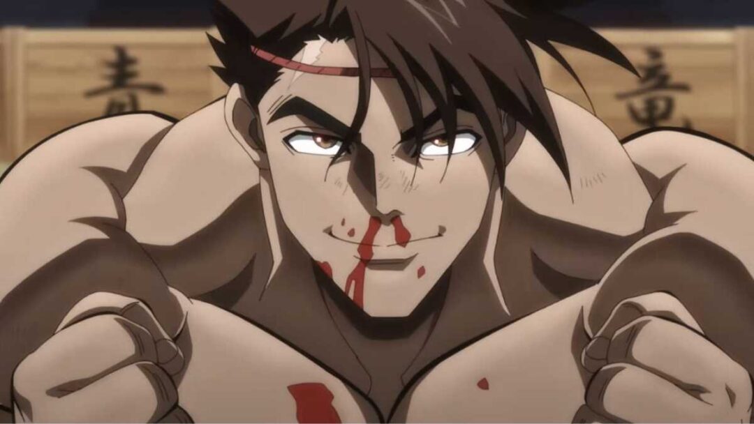gambar karakter saw paing di film anime baki hanma vs kengan ashura