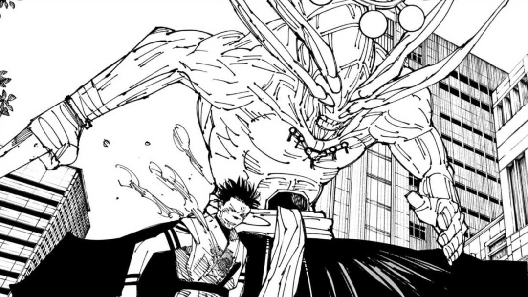 gambar karakter sukuna dan mahoraga dari manga jujutsu kaisen