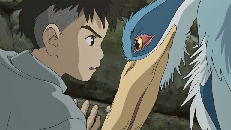 gambar adegan film anime the boy and the heron dari studio ghibli