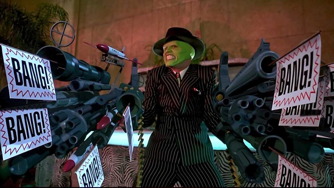 gambar jim carrey sebagai tokoh utama di film the mask