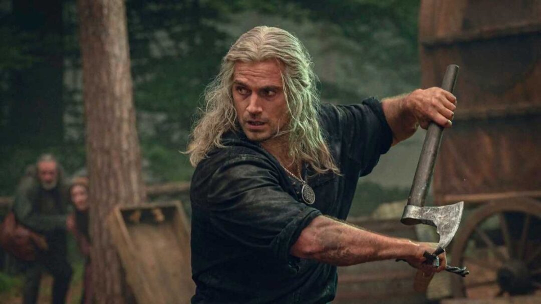 gambar henry cavill dari seerial the witcher di netflix