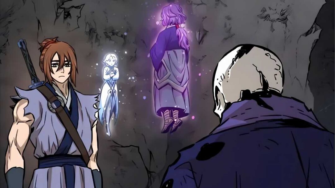gambar karakter woonhwi, sodam, pedang langit selatan dari manhwa absolute sword sense
