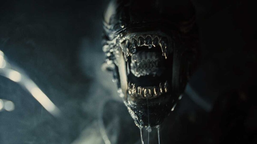 gambar makhluk xenomorph di film alien: romulus (2024)