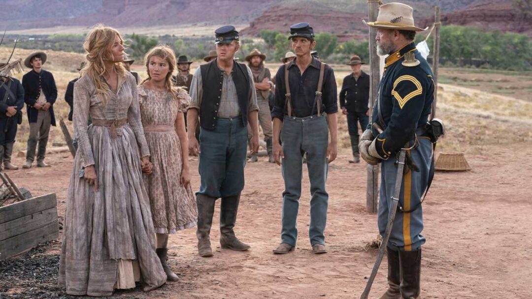 gambar Sienna Miller, Georgia MacPhail, Michael Rooker di film Horizon: An American Saga