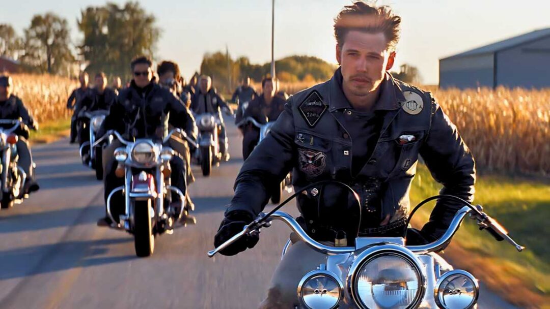 gambar tokoh benny dan geng vandals di film the bikeriders