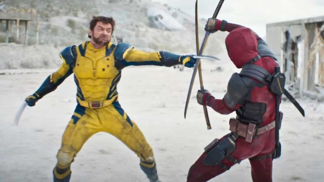 gambar adegan deadpool dan wolverine bertarung