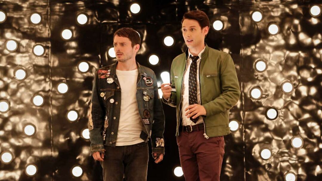 gambar karakter dirk gently dan todd brotzman dari serial Dirk Gently's Holistic Detective Agency