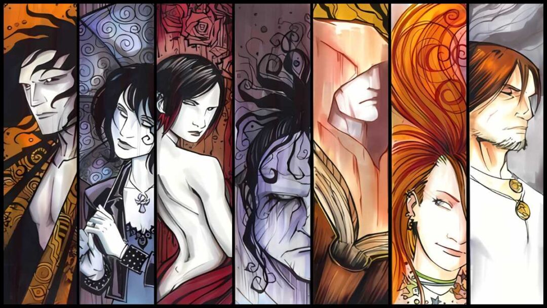 gambar ilustrasi karakter the endless dari the sandman