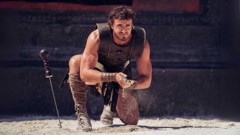 gambar paul mescal di film gladiator 2