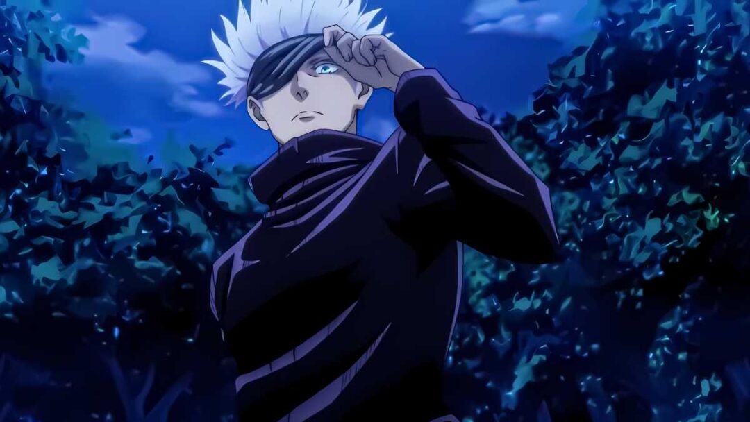 gambar karakter Gojo Satoru dari anime Jujutsu Kaisen