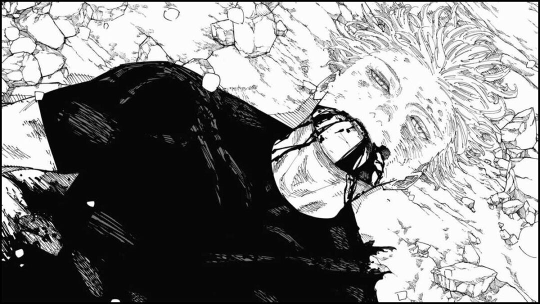 gambar gojo satoru mati dari manga jujutsu kaisen