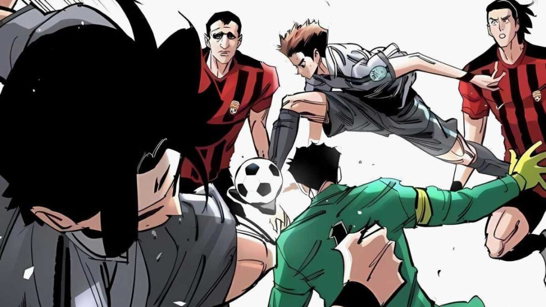 gambar dari manhwa olahraga sepak bola The Build Up
