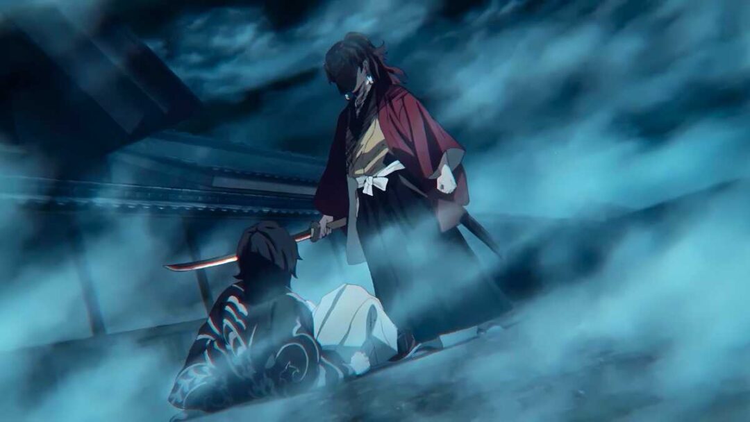 gambar muzan kibutsuji dan yoriichi tsugukunidari anime demon slayer kinetsu no yaiba
