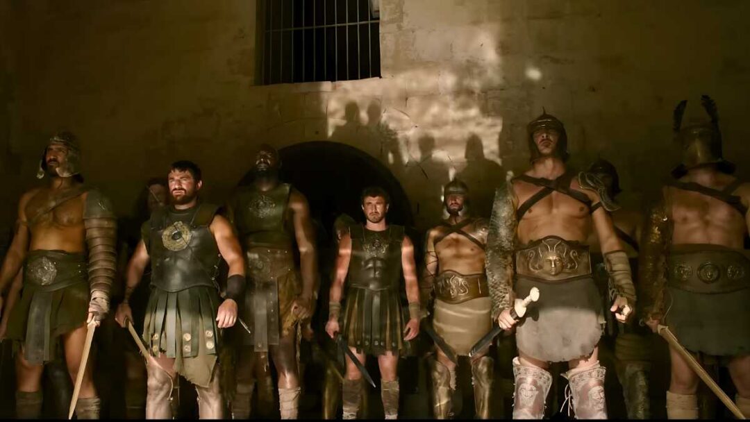 gambar para gladiator di film gladiator 2