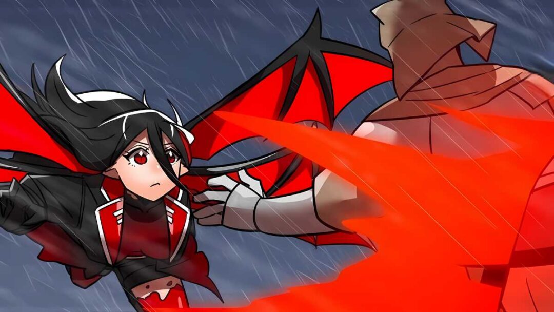 gambar karakter sayaka bertarung dari manga savior of divine blood
