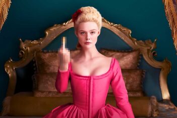 gambar potongan poster serial bertema kerajaan yang berjudul The Great