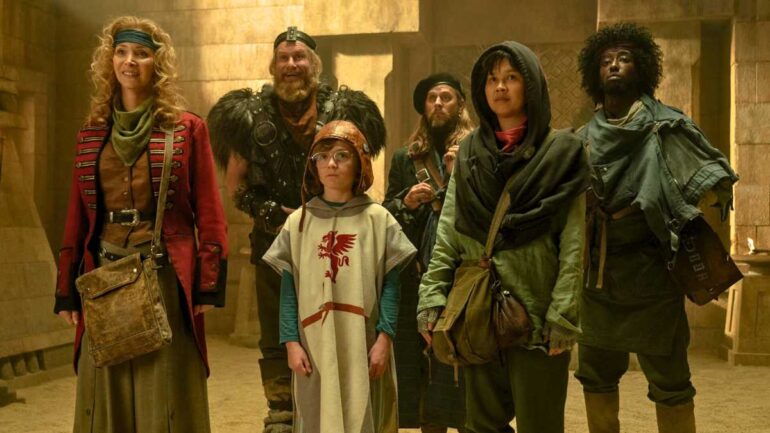 gambar karakter serial time bandits di apple tv+