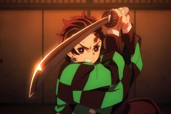 gambar tanjiro dan pedang nichirin miliknya dari anime demon slayer kimetsu no yaiba