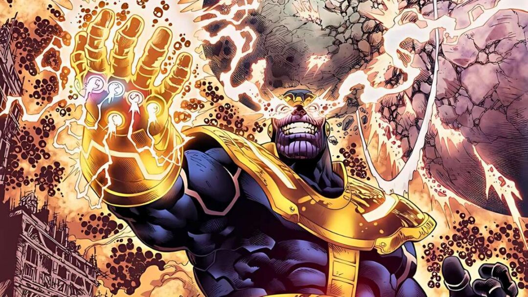 gambar karakter villain marvel, thanos