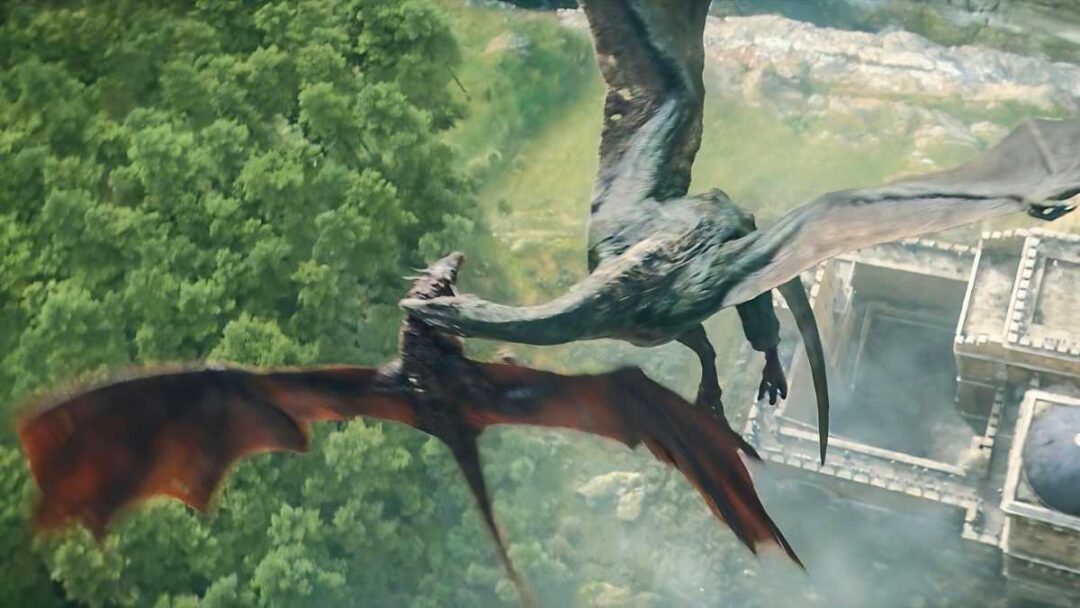 gambar vhagar membunuh meleys di serial house of the dragon