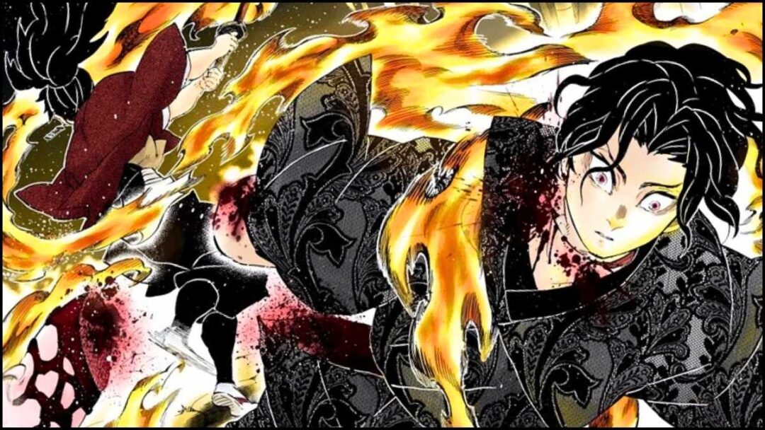 gambar yoriichi tsugikuni mengalahkan muzan dari manga demon slayer kimetsu no yaiba