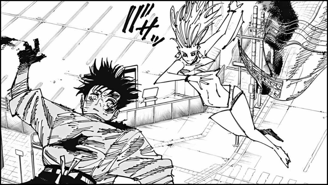 gambar yuta vs takako uro di culling game dari manga jujutsu kaisen
