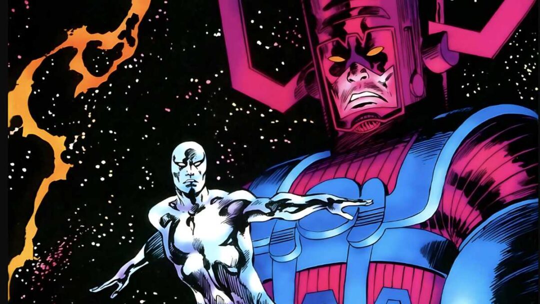 gambar galactus dan silver surfer