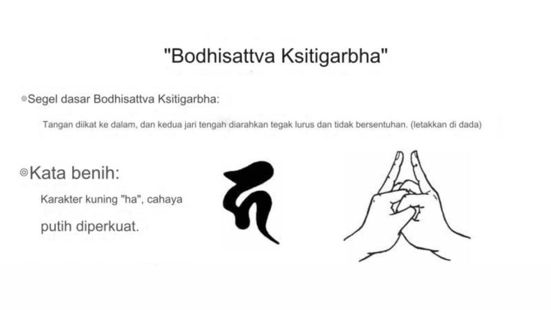 gambar simbol tangan ksitigarbha mirip  perluasan domain yuji